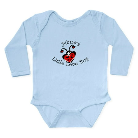 

CafePress - Nana s Little Love Bug Body Suit - Long Sleeve Cotton Baby Bodysuit