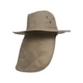 thumbnail image 4 of Gravity Outdoor Co. Safari Explorer Sun Hat w/ Flap - Khaki - Large, 4 of 5