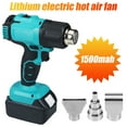 thumbnail image 3 of Rowyig 120W Rechargeable Cordless Electric Heat Gun, with 2 speed, Yellow, 3 of 15