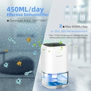 KLOUDIC Dehumidifier,280 sq.ft Dehumidifier for Room,35oz Portable Water Tank,Ultra Quiet with Auto Shut Off