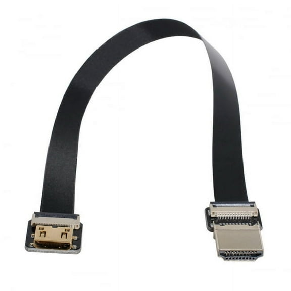 Xiwai CYFPV HDMI Male to Mini HDMI Female Extension FPC Flat Cable 1080P for FPV HDTV Multicopter Aerial Photography