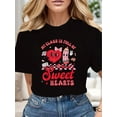 thumbnail image 1 of Mi clase está llena de amor. Camiseta gráfica divertida de San Valentín para mujer, cuello redondo, manga corta, cómoda. Para adultos, hombres, mujeres, adolescentes, jóvenes., 1 of 6