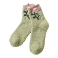 thumbnail image 1 of WEAIXIMIUNG Chaussettes pour Tout-Petits Filles Bas à Col Rond Mode Nouveau Motif Imprimé Automne Hiver Chaussettes Chaudes Confortables Intérieur et Extérieur, 1 of 7
