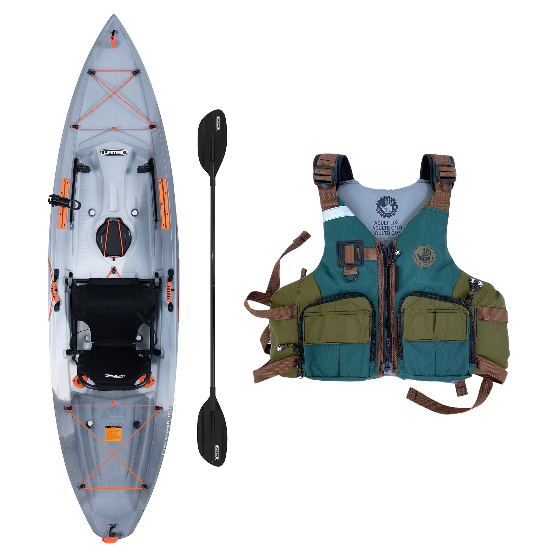 Lifetime Tamarack Pro 10'3" Kayak (paddle included) with Body Glove