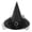 White, variant on Kids Black Witch Hat Costume Pointed Design Oxford Fabric Lightweight Stage Performance Party Dress Up Hat Halloween Cosplay Festival Wear Boys Girls