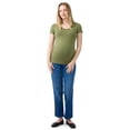 thumbnail image 6 of Ingrid & Isabel For Every Belly Women’s Maternity Fitted Scoop Tee, Sizes S-XXL, 6 of 10