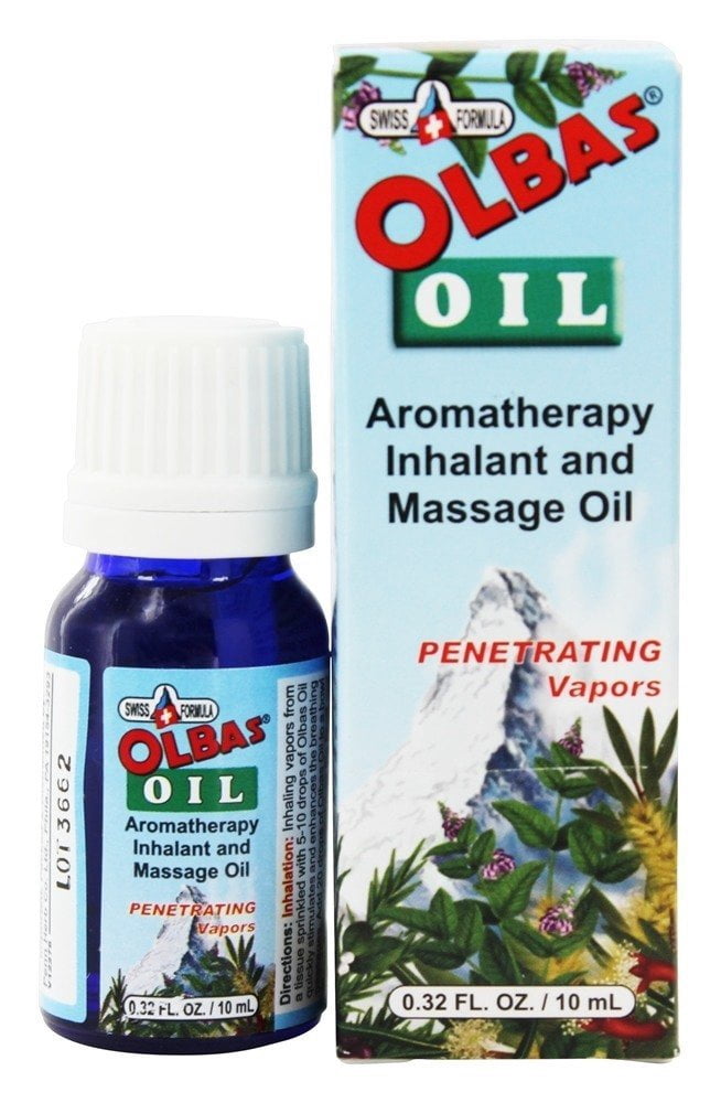 Olbas Oil Aromatherapy Massage Oil Penetrating Vapors, 0.32 oz, 6-Pack