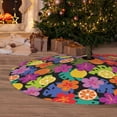 thumbnail image 6 of Sikiie Hawaiian Style 30-48 inches {designName} Print Christmas Tree Skirt Snowman Xmas Tree Skirt with Edge Christmas Decorations for Holiday Party36", 6 of 7