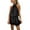Black, variant on Women's Fashion Solid Color Sequin Sleeveless Halter Neck Party Dress - High-Quality Sparkling Material, Slim Fit for Wedding/Club Occasions