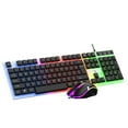 thumbnail image 3 of Elegant Choise Gaming Keyboard and Mouse Combo Wired with Led Light for Xbox 1 PS4 PC Laptop, Black, 3 of 16
