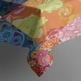 thumbnail image 3 of Rectangle Boho Patchwork Waterproof Tablecloth 60×84 Inch,Bohemian Style Stitching Colorful Floral Vintage Reusable Indoor/Outdoor Durable Table Cover for Party Kitchen Dinner Room Decor, 3 of 5