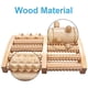 thumbnail image 3 of Rodillo masajeador de pies de madera doble ER, 3 of 5