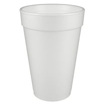 Cups, Hot/Cold, Foam, 16 oz, 1000/CT, White