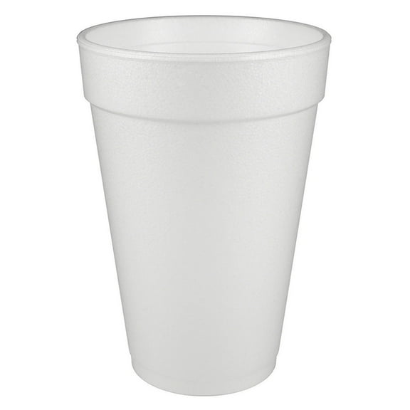 Cups, Hot/Cold, Foam, 16 oz, 1000/CT, White