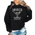 thumbnail image 4 of Ladies Golf Club Par Then Bar Hoodie for Women Cute Golfer Golf Pullover Sweatshirt, Black Hoodie, M, 4 of 8