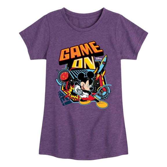 Disney - Mickey & Friends - Retro Gaming Mickey - Game On - Toddler And Youth Girls Short Sleeve Graphic T-Shirt
