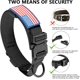 thumbnail image 4 of WAAYEE Collar Táctico para Perro, Collar Ajustable de Entrenamiento Militar de Nylon con Asa de Control y Hebilla de Metal Pesado para Perros Medianos y Grandes, con Parches y Estuche Airtags (L, Neg, 4 of 9