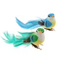 thumbnail image 2 of 2pcs Artificial Birds Feather Foam Simulation Bird Garden Home Decor Kid Toy with Clip, 2 of 9