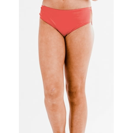Calypsa Girl s Hipster Bikini Bottom with Center-back Ruching Detail