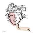 thumbnail image 2 of Zaman, Farida 20x20 White Modern Wood Framed Museum Art Print Titled - Face of Spring II, 2 of 4