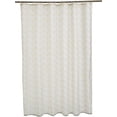 thumbnail image 1 of Fabric Shower Curtain - 72 x 72 Inch, Natural Herringbone, 1 of 4