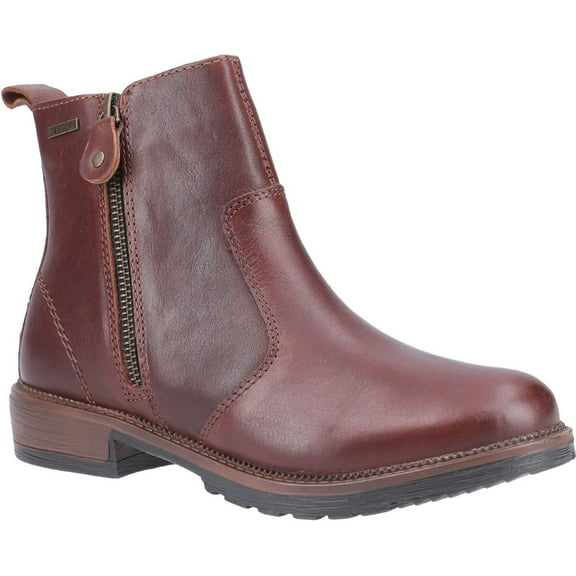 Cotswold Womens Ashwicke Zip Leather Ankle Boot