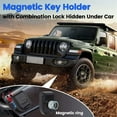 thumbnail image 5 of Magntic Key Lock Box with 4 Digit Combination Lock Hider Under Car, Magnetic Key Holder for Indoors, Outdoor Travel B, 5 of 7