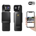 thumbnail image 4 of Mini Cámara de Acción HD 1080P con WIFI, IP65, Lente de 360°, Deportiva, Antivibración, para Llevar en el Pecho, Grabadora de Vídeo para Ciclismo, 16 GB, 4 of 8
