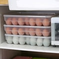 thumbnail image 4 of RuiJY Storage Box Transparent Anti-slip 34 Grids Home Egg Tray for Refrigerator, 4 of 10
