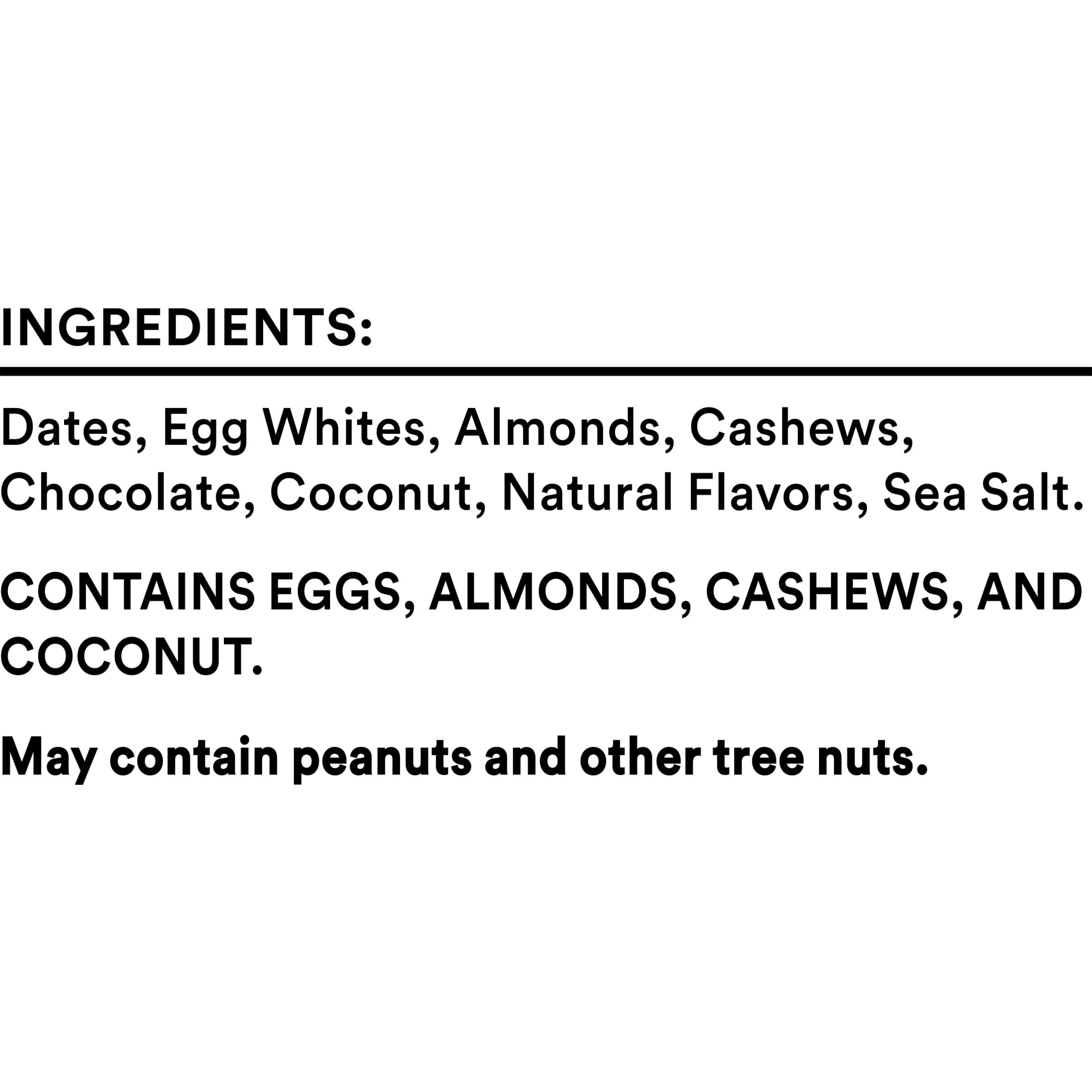 RXBAR Gluten-Free Coconut Chocolate Chewy Protein Bars, 12g Protein, 7.32 oz, 4 Count