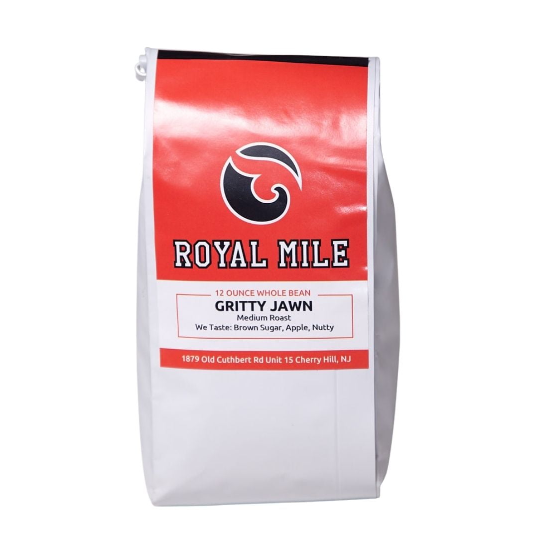 Royal Mile Coffee - Gritty Jawn, Whole Bean, Medium Roast, 12oz