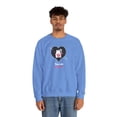 thumbnail image 2 of Cat Heart Sweatshirt, Heart Sweatshirt, Cat Sweatshirt, Valentine's Day Sweatshirt, 50/50 Cotton-Poly Animal Sweatshirt 132, 2 of 49