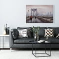 thumbnail image 2 of Pont de Brooklyn avec Passantsby - Toile 24"x36 Pouces - Impression à la Demande, 2 of 5