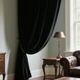 thumbnail image 4 of Classic Velvet Grommet Curtains – Thermal Insulated, Blackout, Set of 2 (52"W per Panel), 4 of 5