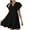 Black, variant on gakvbuo Summer Dresses For Women 2024 Vacation Trendy Beach Dresses Womens Dresses Short Sleeve V Neck Drawstring Casual Ruffle A-Line Mini Dress