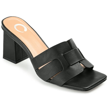 

Journee Collection Womens Renatta Tru Comfort Foam Open Square Toe Block Heel Sandals