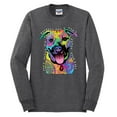 thumbnail image 2 of Don't Judge My Pitbull I Won't Judge Your Kids Funny Dog Lover Mens Long Sleeve Shirt, Heather Black, 2XL, 2 of 3