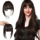 thumbnail image 2 of Clip de flequillo de cabello humano real Vogacara aspecto natural y de Moda Experiencia natural, 2 of 6