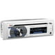 Boss Audio 1Y8395 Marine Lecteur CD Simple Din avec Bluetooth & 44; USB & Entrée aux avant - Blanc – image 2 sur 7