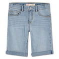 thumbnail image 5 of Levi Strauss Signature Girls Bermuda Denim Shorts, Sizes 5-18, 5 of 8