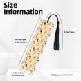 thumbnail image 3 of Kdxio Summer Travel Print Metal Tassel Bookmarks,Perfect Gift for Art Lovers and Bookworms Metal Bookmarks for Women, 3 of 8