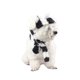 thumbnail image 5 of juego de disfraz de invierno para mascotas, bufanda y gorro a rayas para perros y gatos, talla L (blanco y negro)., 5 of 6