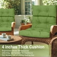 thumbnail image 2 of PUKNLY Outdoor Deep Seat Cushion Set, 44x22 in Waterproof Fade Resistant Patio Furniture Cushions, 2 of 7