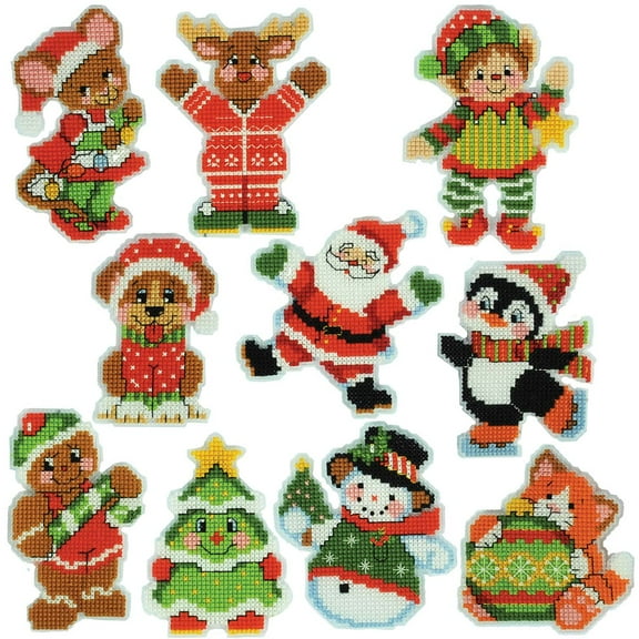 Herrschners® Christmas Companions Ornaments Counted Cross-Stitch Kit