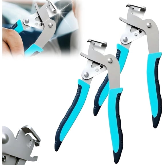 ABPETE Car Clip Pliers, 2025 New Automotive Fastener Removal Tool, Multi-Functional Trim Removal Pliers for Car Interior Trim, Ergonomic Cars Panel Clip Plier for Professional Users (2pcs)