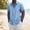 #Light Blue, variant on DPTALR Men's Casual Vacation Solid Color Button-down Collar Short Sleeve Shirt,Light Blue, M