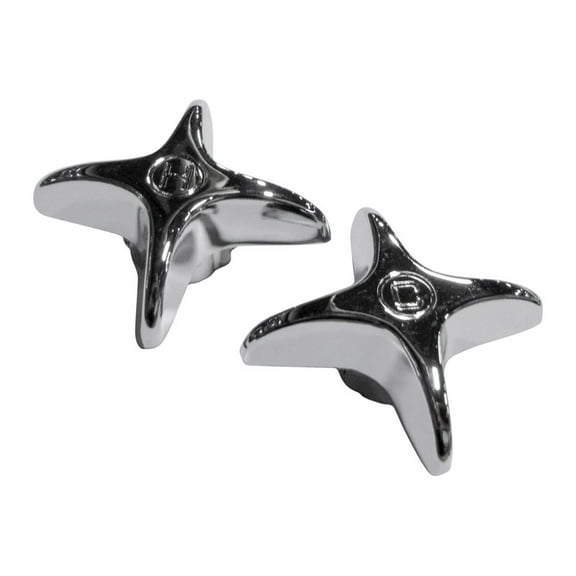 FAUCET HANDLE CROSS CHRM (Pack of 1)