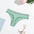 thumbnail image 1 of 3Pcs Sexy Algodón Tanga Mujeres Encaje Cintura Baja Bragas Ropa Interior Señoras Calzoncillos Lingere Color Sólido Transpirable, 1 of 4
