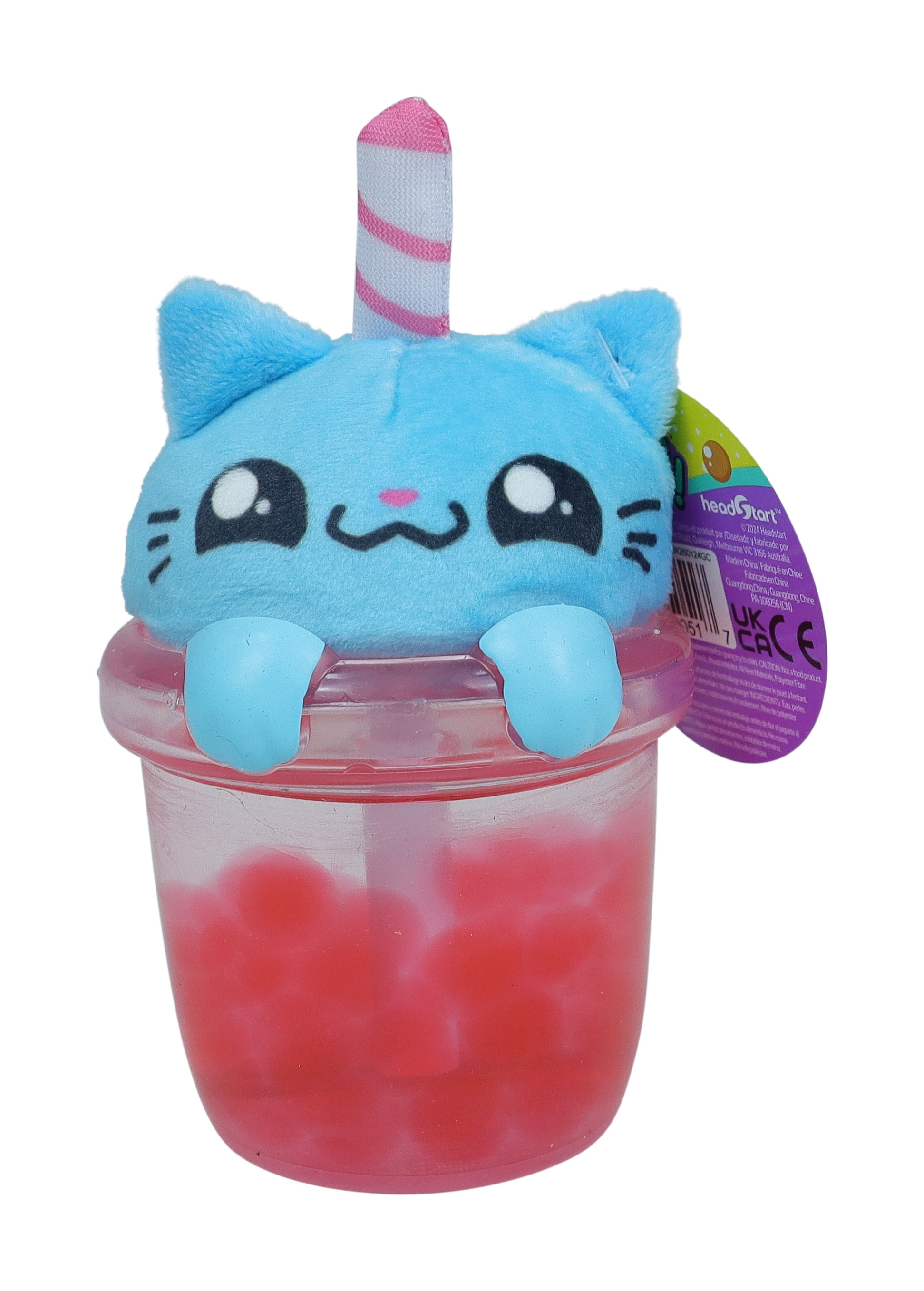 Bobapop Squishy Squad Assorted Characters, Styles May Vary, 1 Each, for Child Ages 2+, Novelty Toy