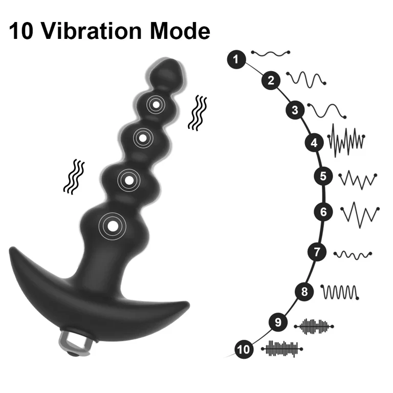 XBONP Anal Plug Vibrator Anal Beads Men Prostate Massager Buttplug Sex Toys  for Man Woman - Walmart.com